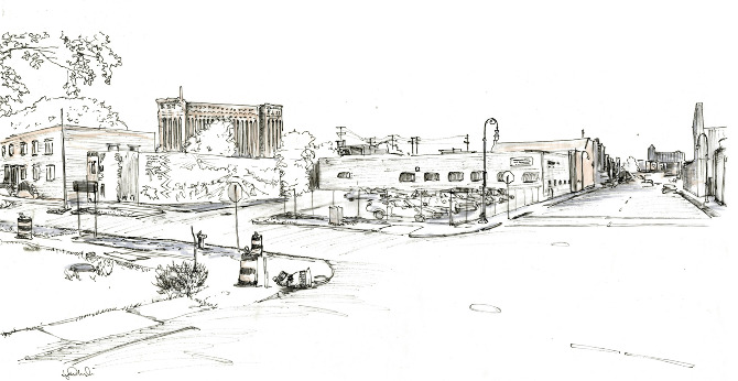 670x346 Urban Design City Sketching - Sketch Urban