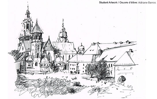 545x342 Urban Sketching In Perspective Syn Studio Art School In Montreal - Sketch Urban