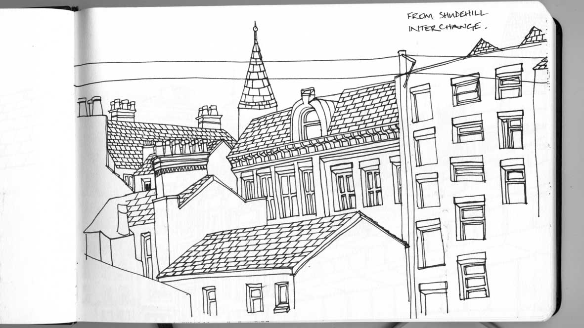 1181x664 Urban Sketch Being A Freelance Artist - Sketch Urban