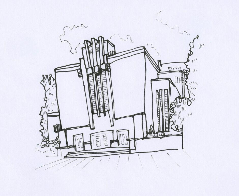 940x768 Draw Tip Tuesday Urban Sketching With Continuous Line Sketchbook - Sketch Urban