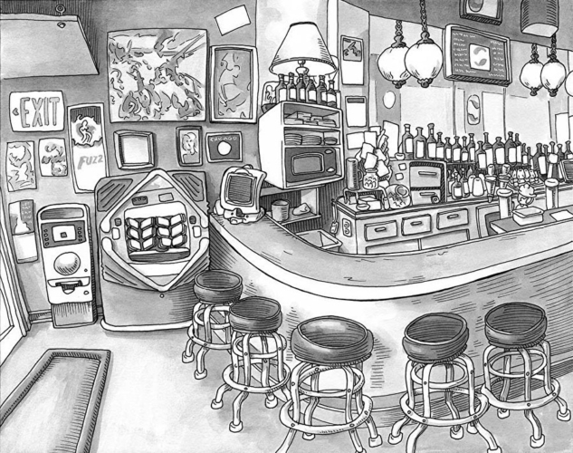 633x500 Gage Academy Of Art Seattle, Wa Urban Sketching Steven - Sketch Urban