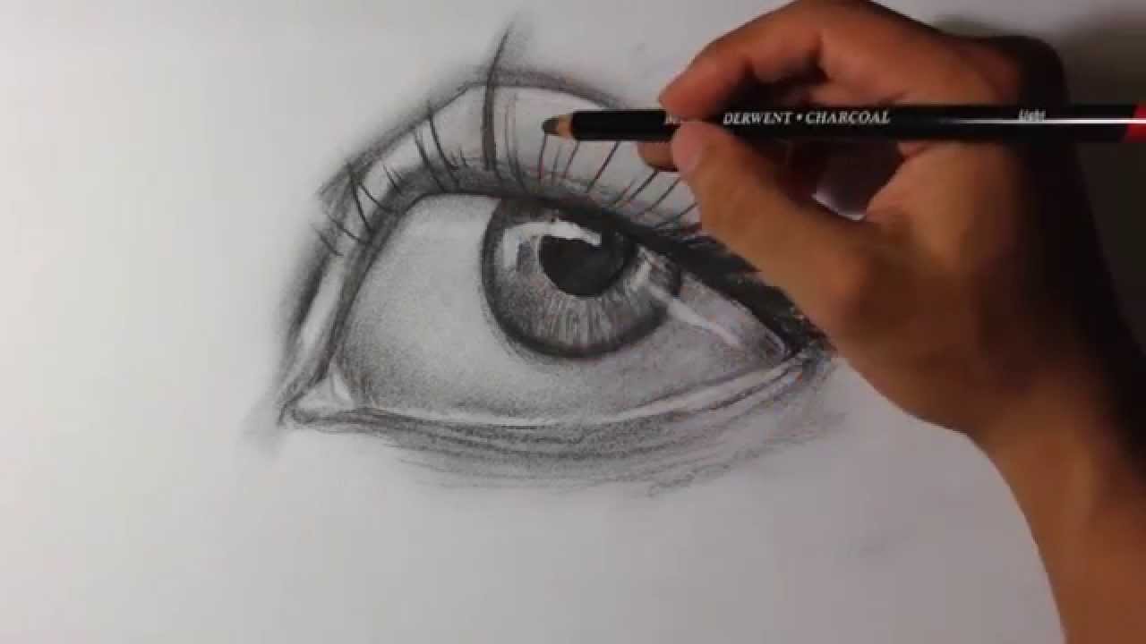 1280x720 Intro To Charcoal Drawing - Sketch Using Charcoal Pencil