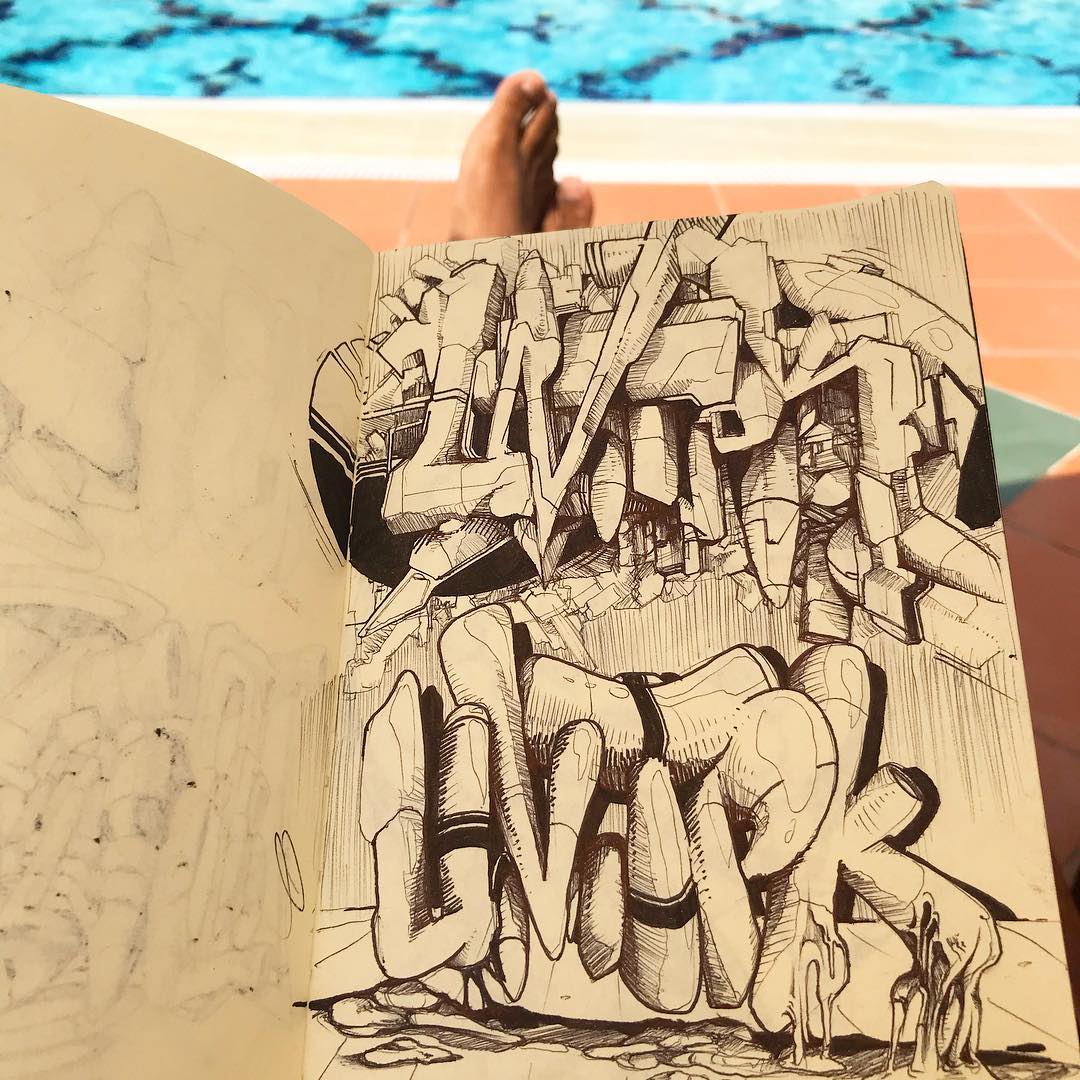 1080x1080 Babs Graffiti Uv On Instagram - Sketch Uv