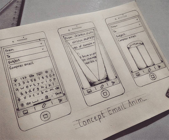 720x595 Uiux Design Sketches And Wireframes From Instagram - Sketch Ux