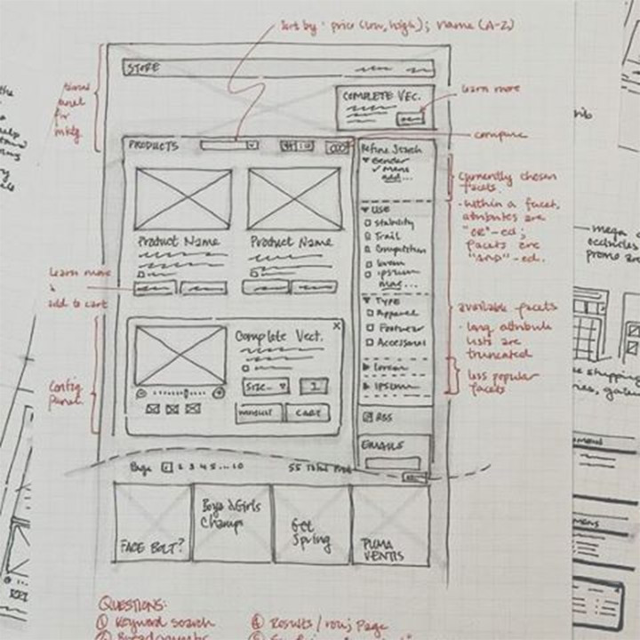 720x720 Uiux Design Sketches And Wireframes From Instagram - Sketch Ux Design