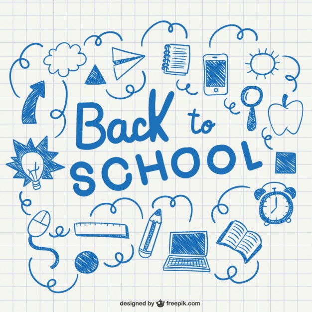 626x626 Back To School Doodles Sketch Vector Free Download - Sketch Vector