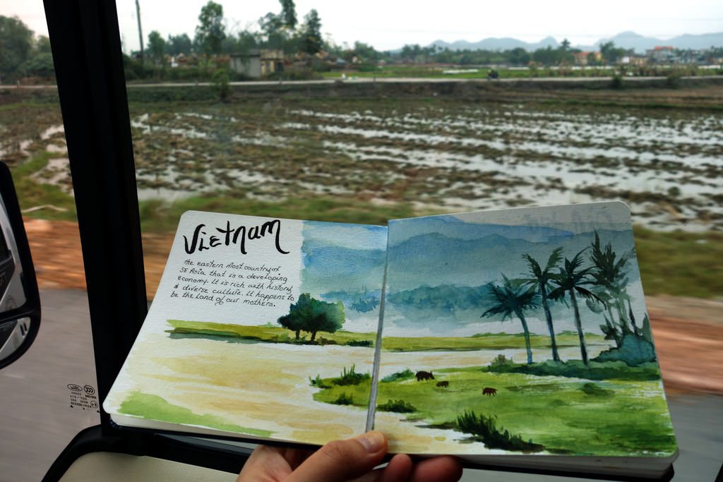 1024x683 My Travel Sketches Through Vietnam - Sketch Vietnam