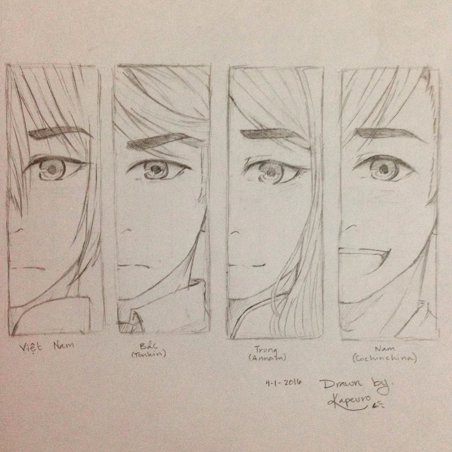 894x894 Traditional] Vietnam Family Sketch By Kapeuro - Sketch Vietnam