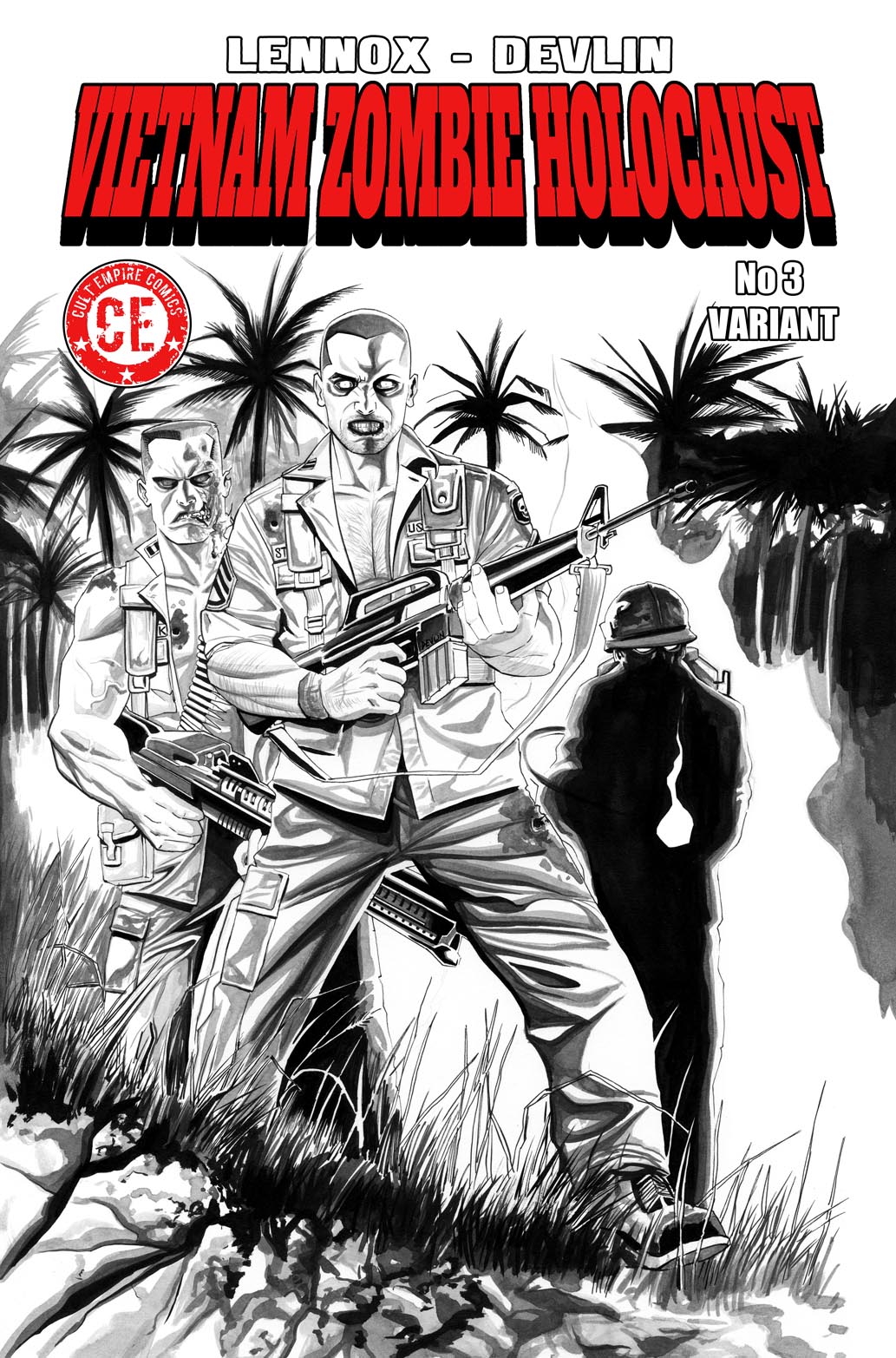 1033x1565 Vietnam Zombie Holocaust - Sketch Vietnam