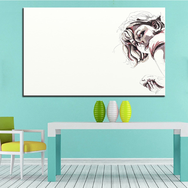640x640 Large Size Printing Oil Painting Vector Sketch Wall Painting Decor - Sketch Wall