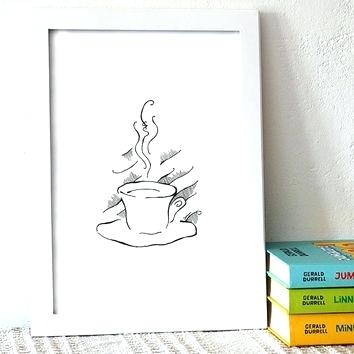 Simple Pencil Drawing Wall Art