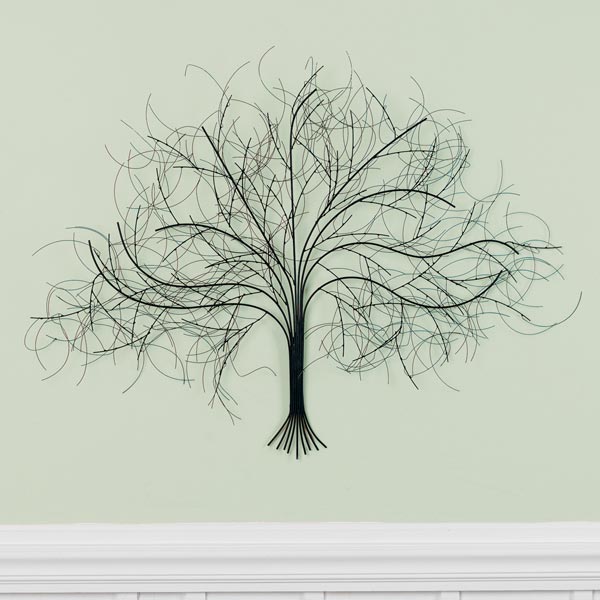 600x600 Black Tree Metal Wall Art 57 Reviews 4.88 Stars Acorn Hh5624 - Sketch Wall Art
