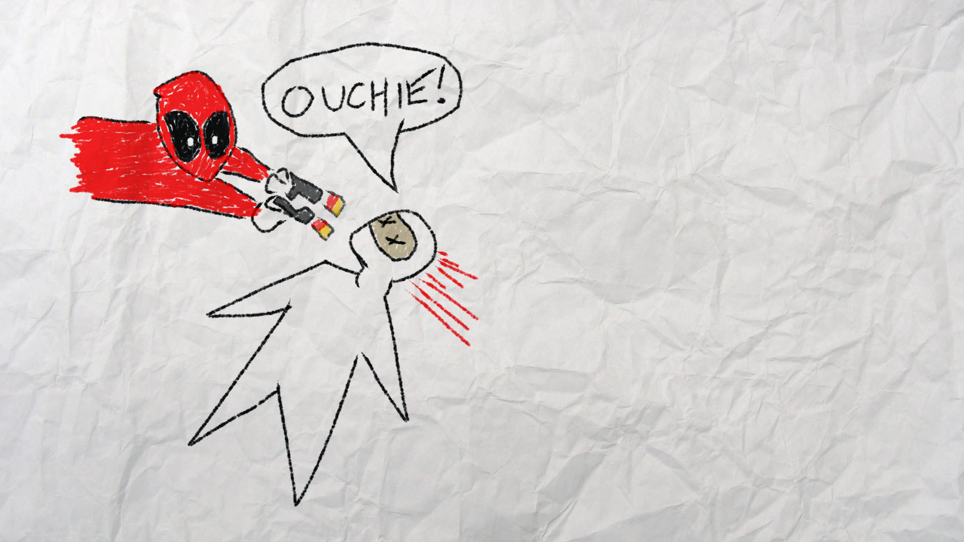 1920x1080 Download The Deadpool Sketch Wallpaper, Deadpool Sketch Iphone - Sketch Wallpaper