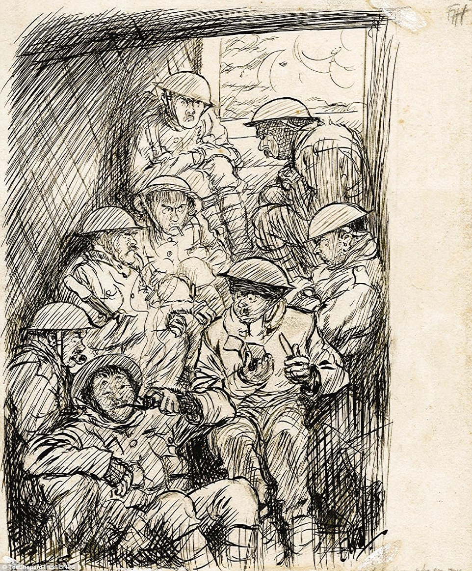 962x1162 First World War Sketches By Winnie The Pooh Illustrator Eh Shepard - Sketch War