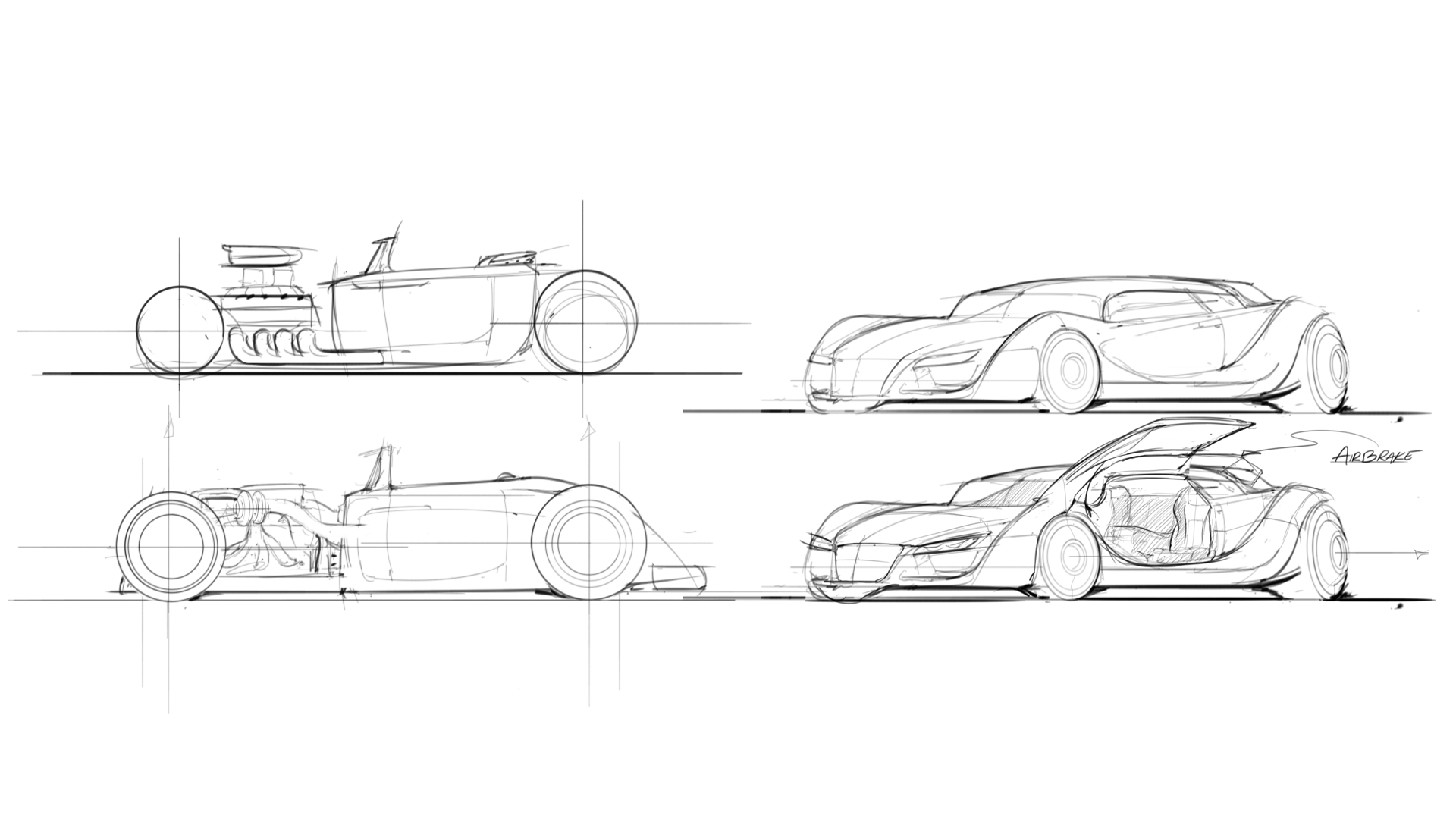 1920x1080 Some Car Sketching - Sketch Well