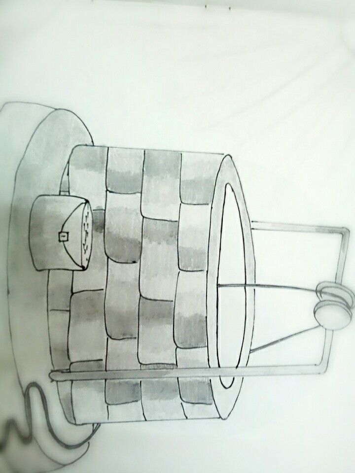720x960 Well In A Village .. Gd Idea For Drawing It In A Memory Drawing - Sketch Well
