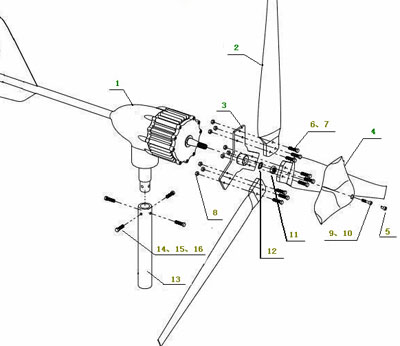 400x346 A Wind Turbine Sketch. Polymath Universata Amp Genealogies - Sketch Wind