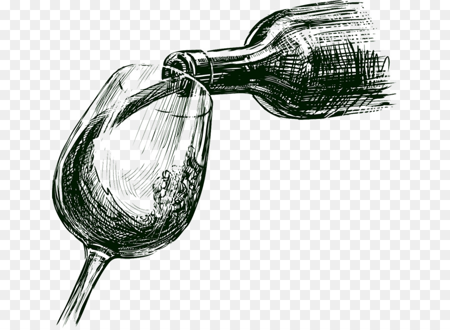 900x660 Winemaking Common Grape Vine Wine Glass - Sketch Wine