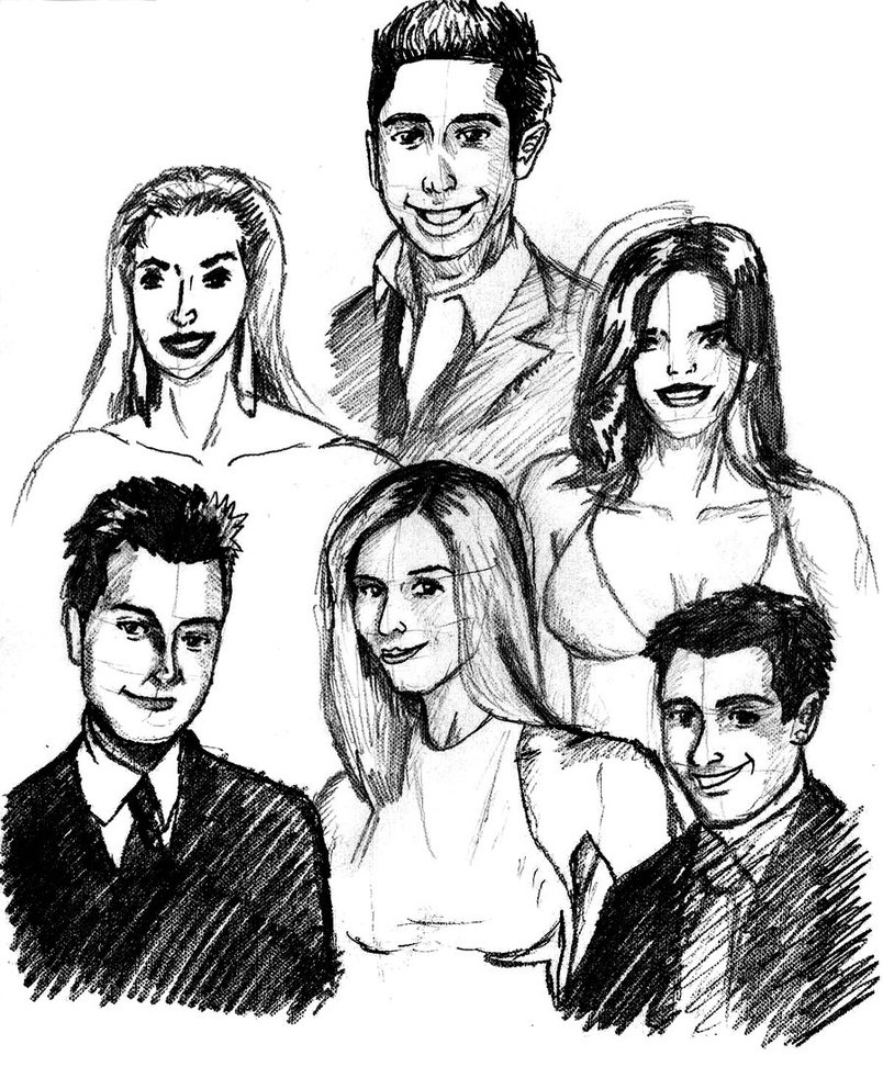 20+ Latest Sketch Friends Tv Show Drawing - Karon C. Shade