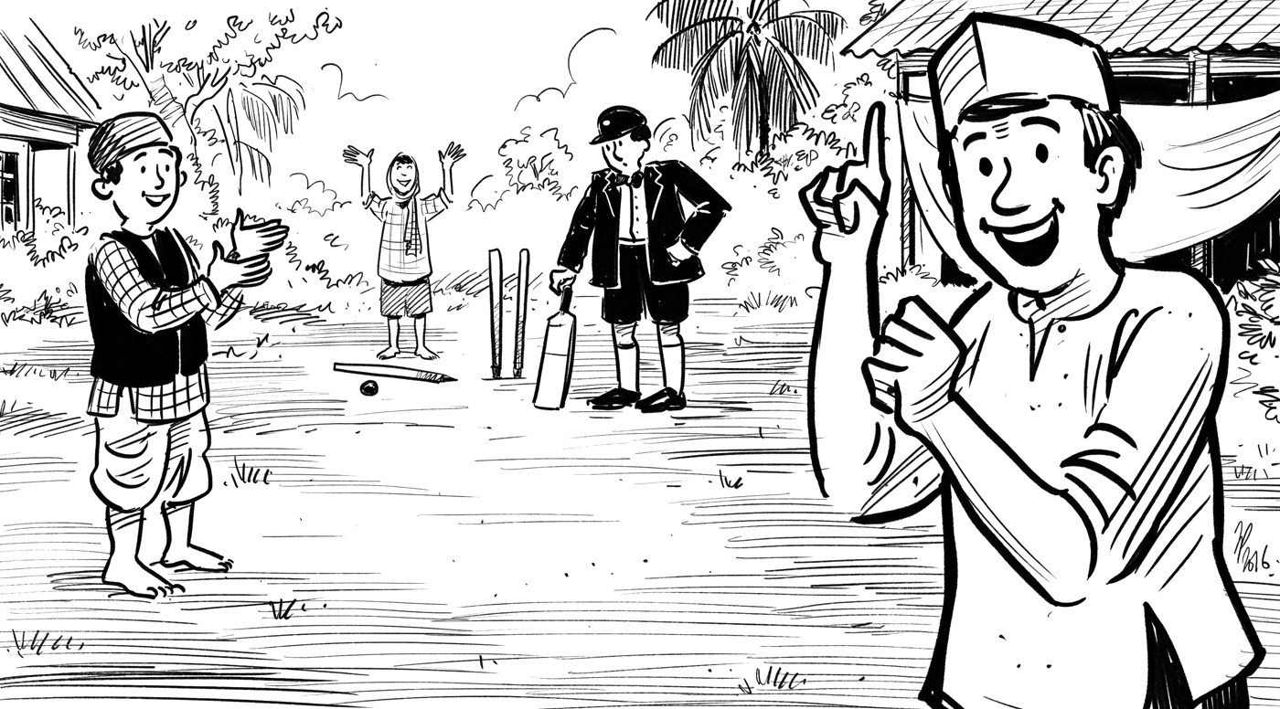 1400x776 Swami And Friends Character Sketch - Sketch With Friends