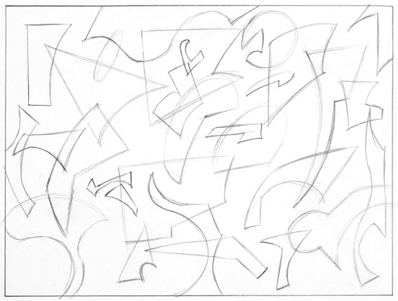 567x430 Line Drawing And The Simple Shapes - Sketch With Lines