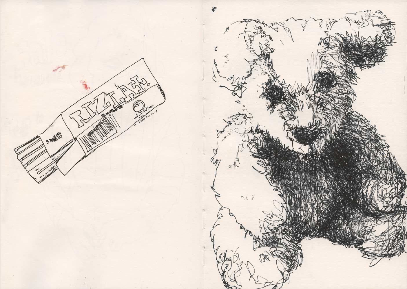 1405x1000 Sketchbook 03 Line Drawings, Mixed Media Sketches And Studies - Sketch With Words