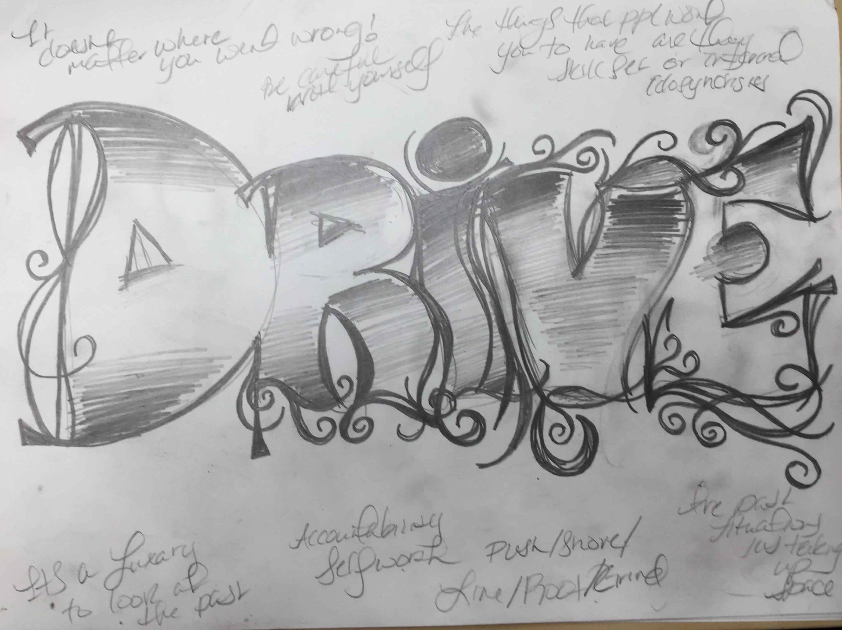 2862x2140 Sketches Words Of Life Jacqueline Leapheart - Sketch With Words