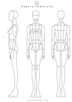 236x333 Woman Body Figure Fashion Template (D I Y Your Own Fashion - Sketch Woman Fashion