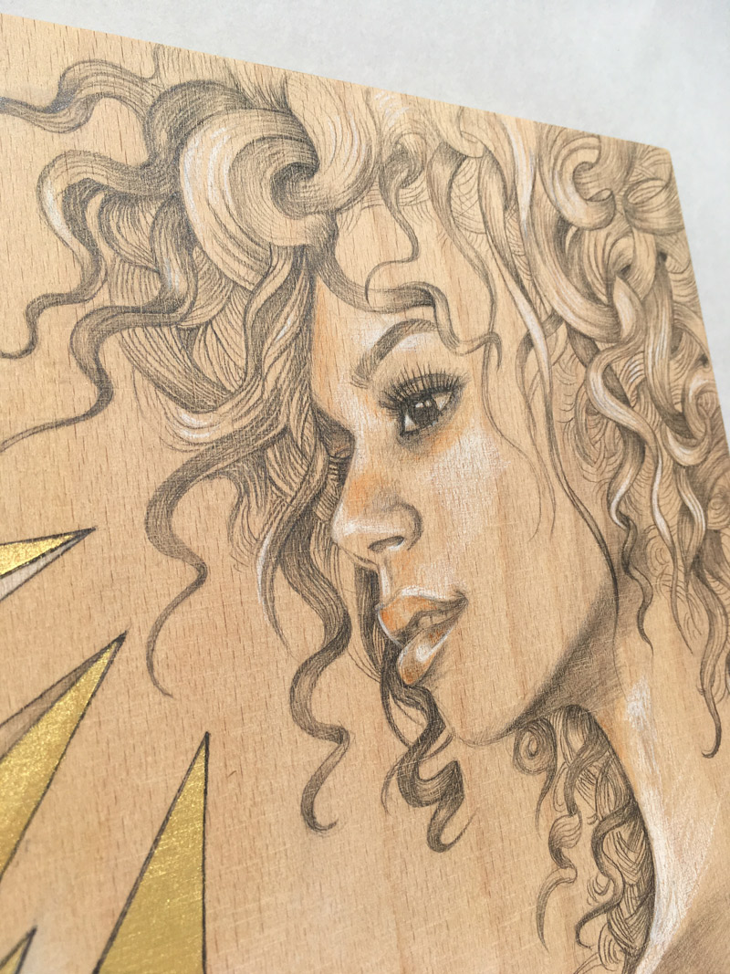 800x1067 Lady Magic - Sketch Wood