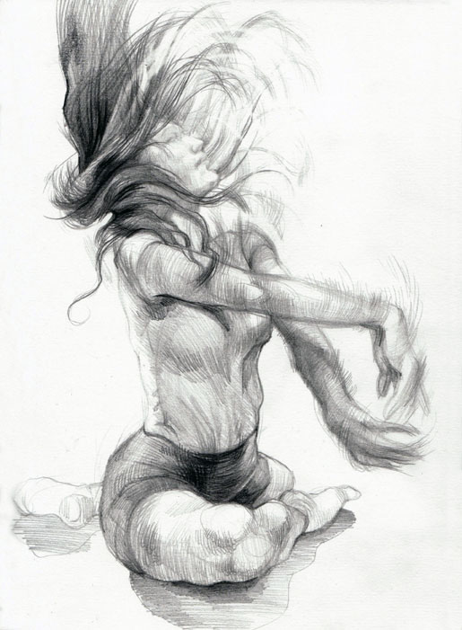 515x701 New Work First Sketch Karolful Dance - Sketch Work