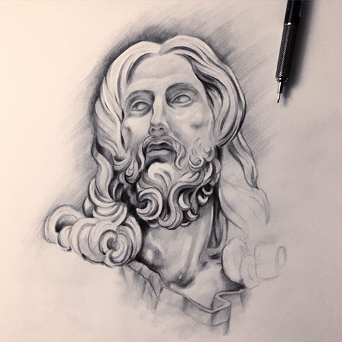 487x487 Las Vegas Tattoo Shop - Sketch Work