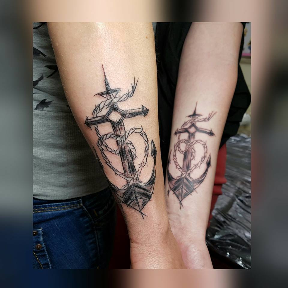 960x960 Sketch Work Anchor Tattoo Idea - Sketch Work Tattoo