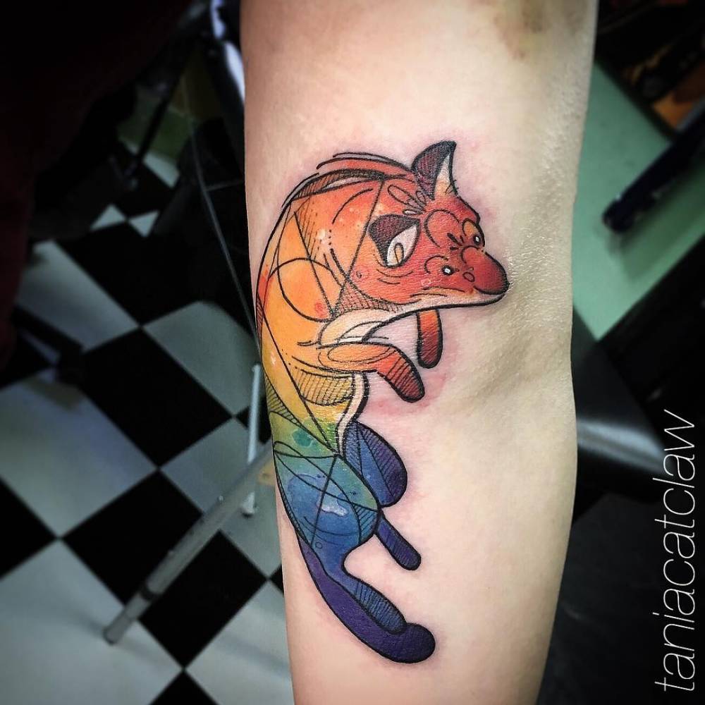 1000x1000 Sketch Work Fox Tattoo Tattoo Ideas - Sketch Work Tattoo