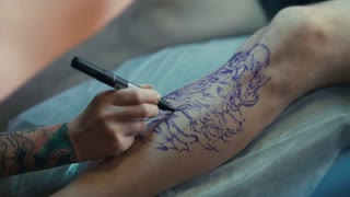 320x180 The Tattoo Artist - Sketch Work Tattoo