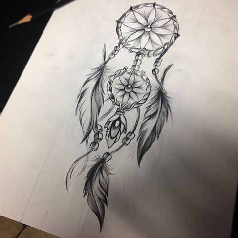 Sketch Work Tattoo at PaintingValley.com | Explore collection of Sketch ...