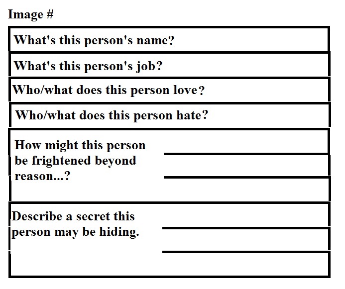 693x581 Character Sketch Practice Table The English Emporium - Sketch Writing