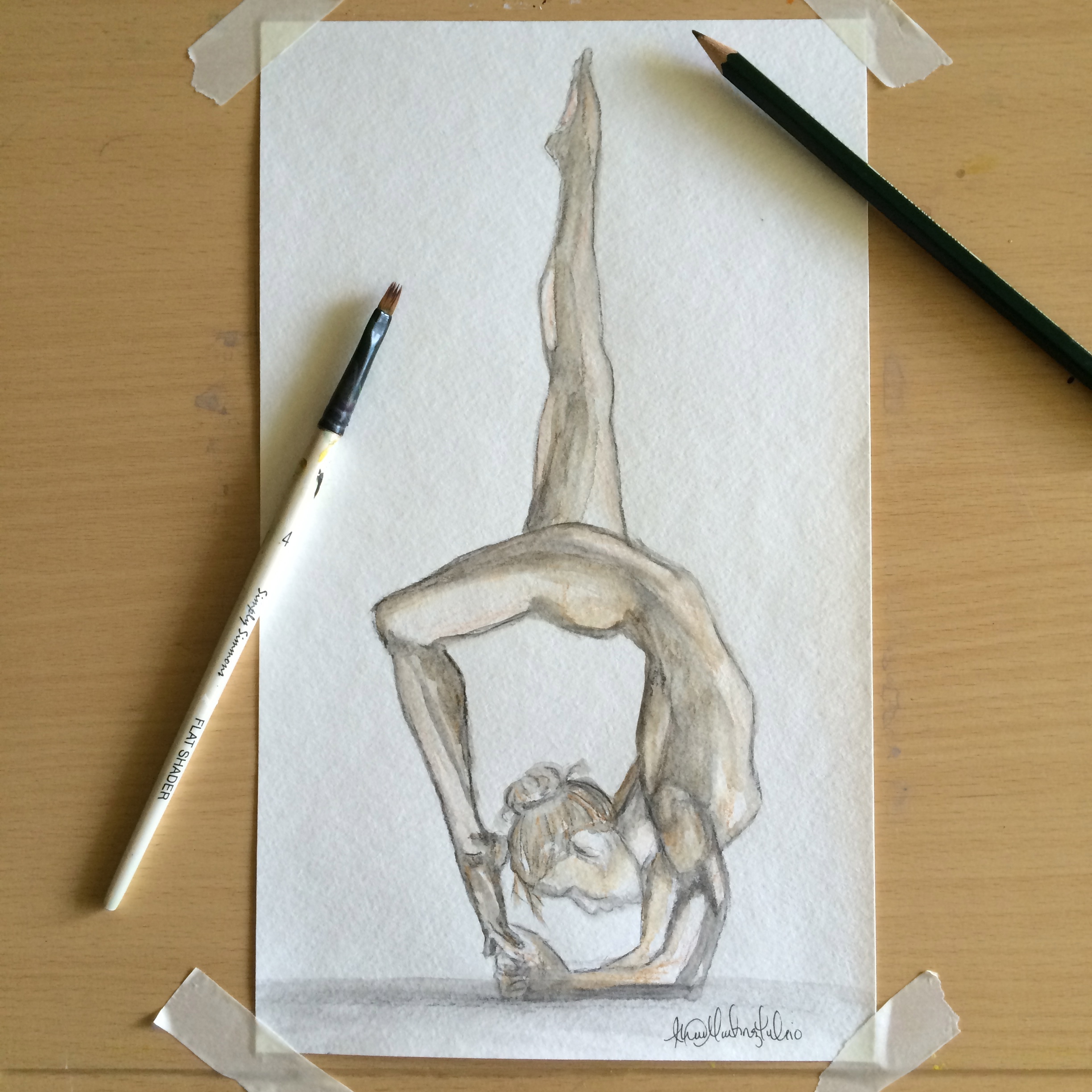 2448x2448 Yoga Drawing Custom Art By Alexis - Sketch Yoga