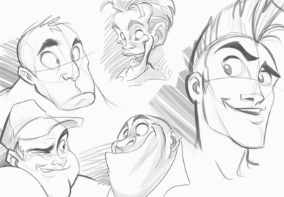 400x277 Cartoon Fundamentals How To Draw A Cartoon Face Correctly - Sketch Your Own Face