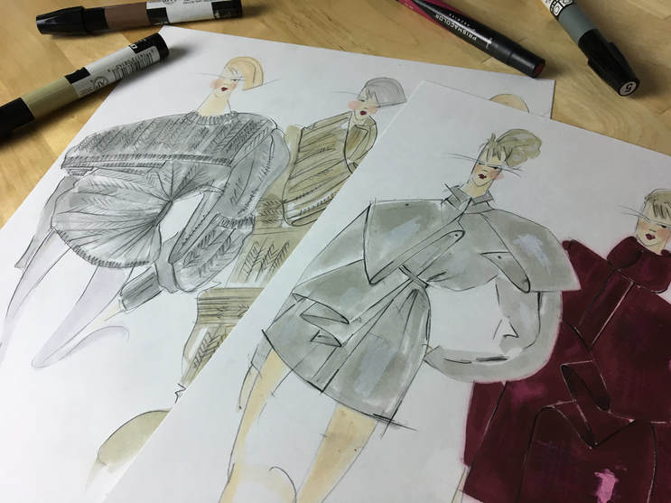 743x557 How To Draw A Fashion Figure In A Few Simple Steps Step By Step - Sketch Your Own Face