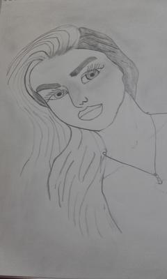 240x400 My First Sketching Drawing. - Sketch Your Own Face
