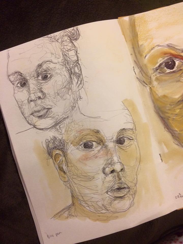 720x960 Part 4. Project 6 Ex 2 Your Own Face Drawing 1 Drawing Skills - Sketch Your Own Face