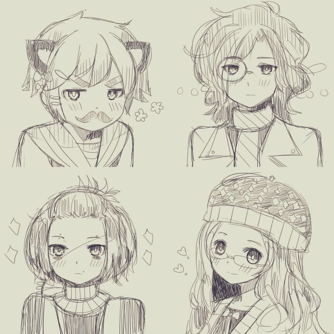 680x680 Sketch Your Character In My Own Art Style By Koumafu - Sketch Your Style