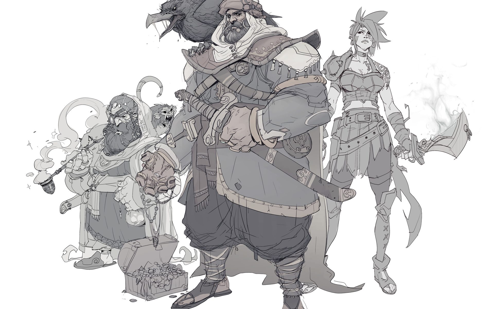 1920x1200 Sketch By Hicham Habchi, Practice Hard For Yourself. Cgart - Sketch Yourself