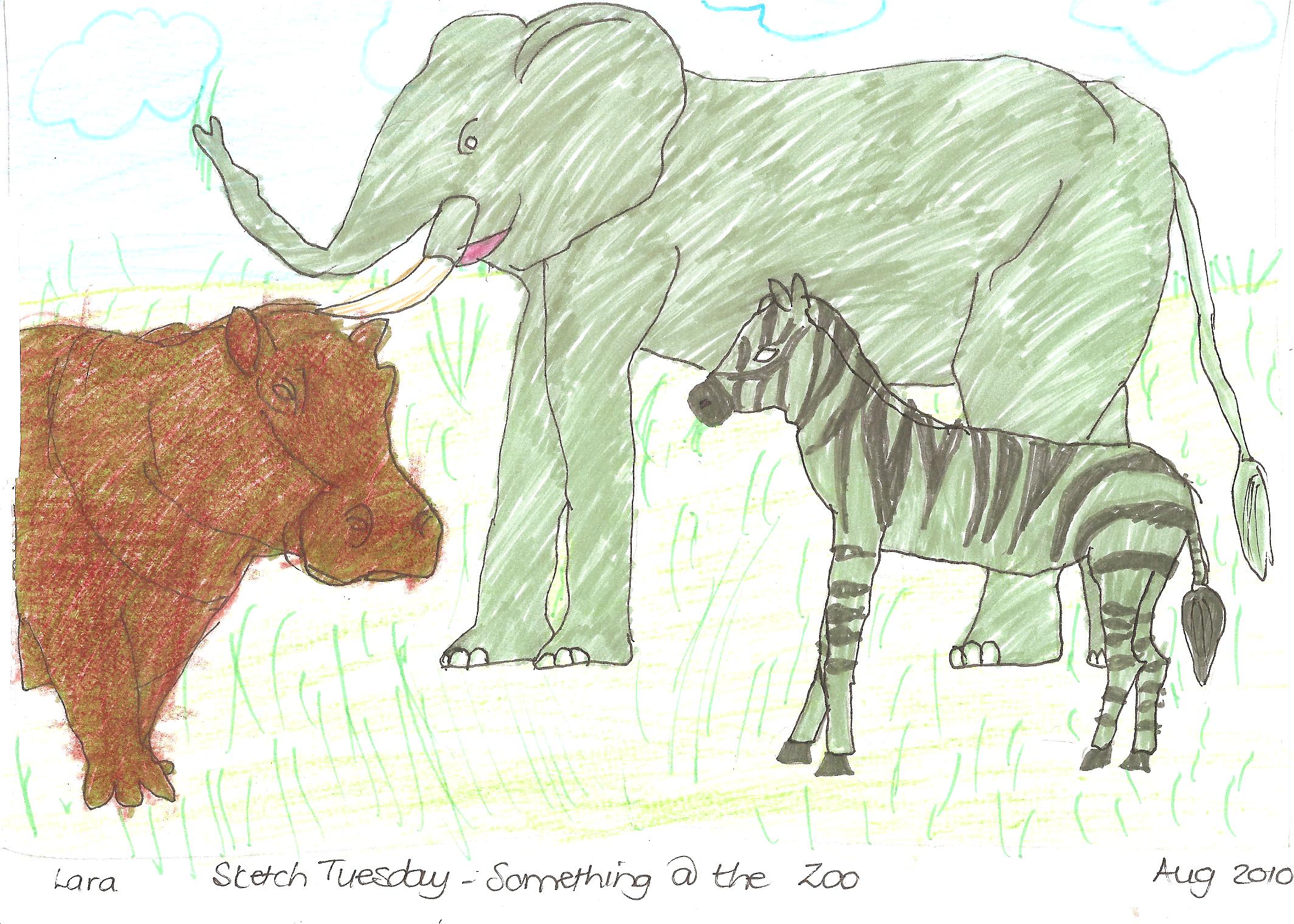 2128x1520 Sketch Tuesday ~ Zoo Dwellers Practical Pages - Sketch Zoo