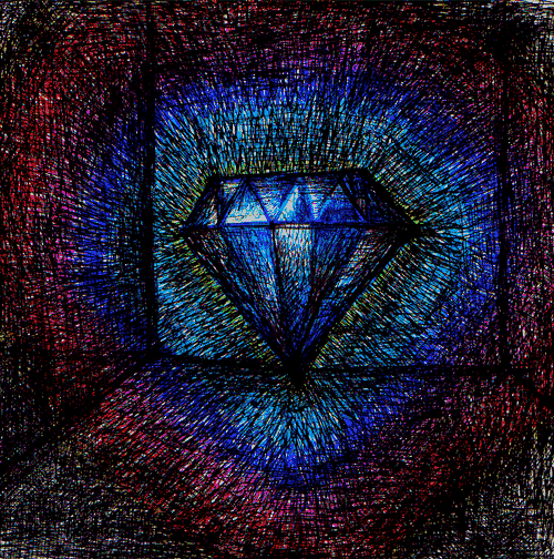 500x504 Sketched Diamond Strobe - Sketched Diamond