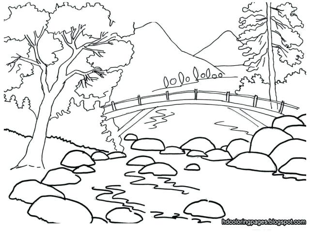 640x480 Photos Drawings Of Landscape For Children S, - Sketches For Children