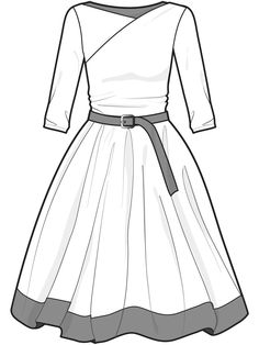 236x314 How To Draw A Dress Draw Drawings, Art And Sketches - Sketches For Clothes