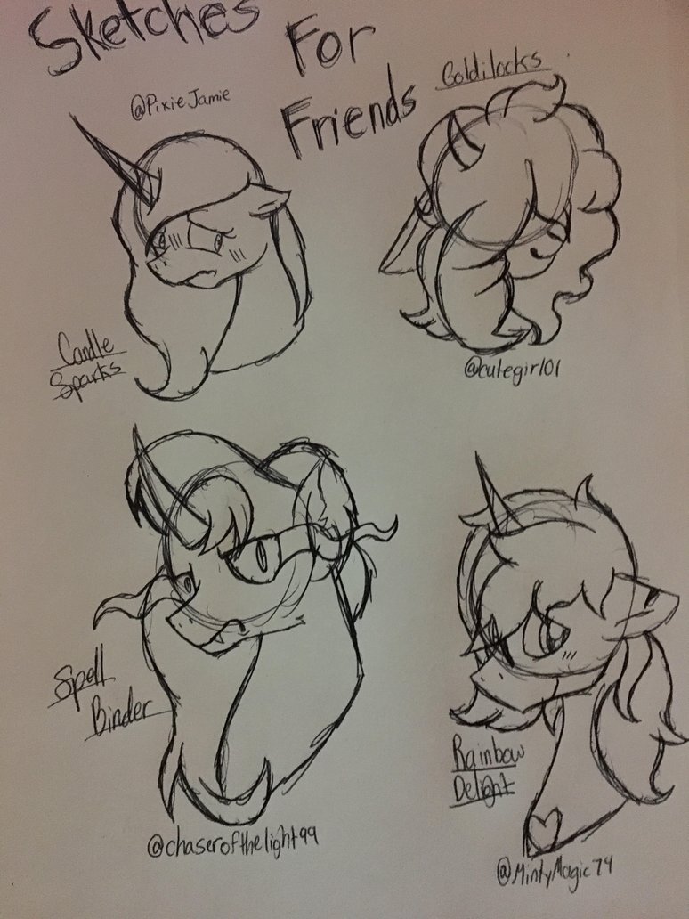 774x1032 Sketches For Friends By Starheartwavesong - Sketches For Friends