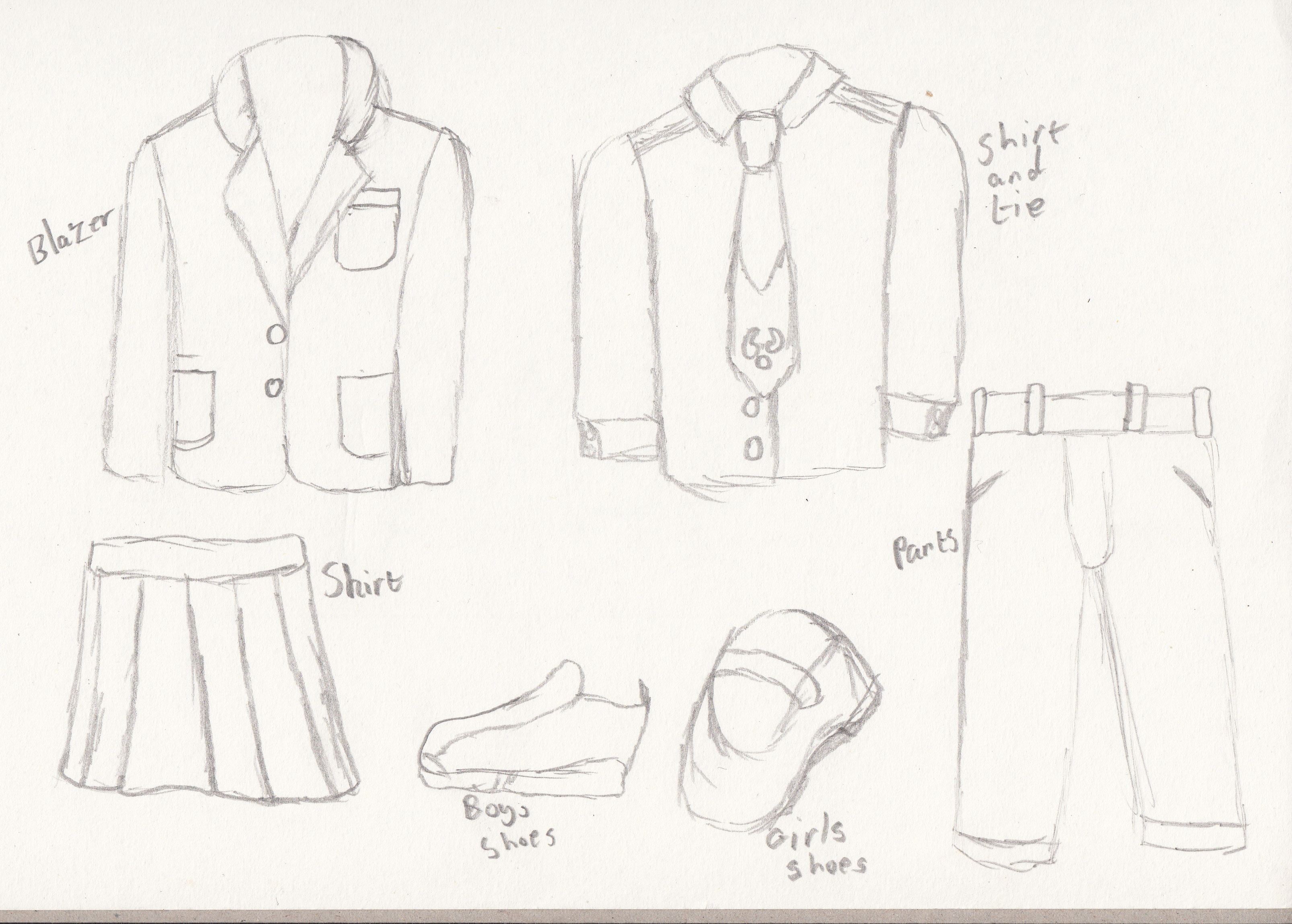 3213x2298 Wishes Of Dreams School Uniform Sketches Weasyl - Sketches For School