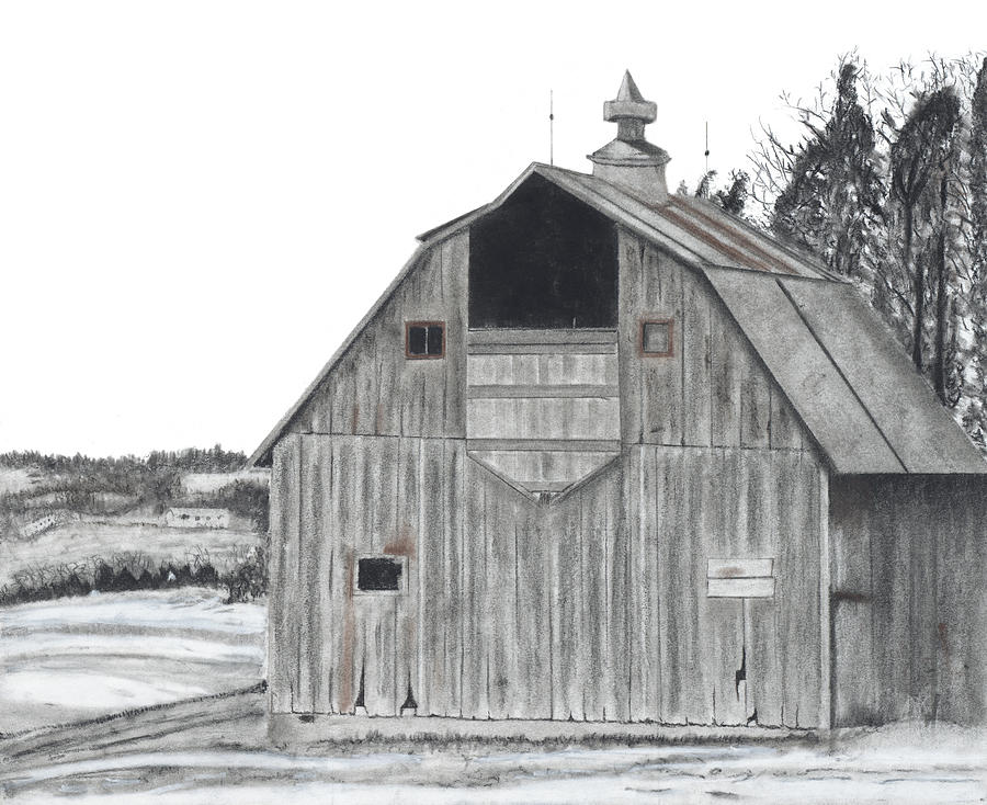 900x734 Old Barns Drawings Fine Art America - Sketches Of Barns